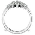 thumbnail image 3 of Pompeii 1ct TW Diamond Wedding Guard Band Insert Engagement Ring 14k Gold Lab Grown, 3 of 6