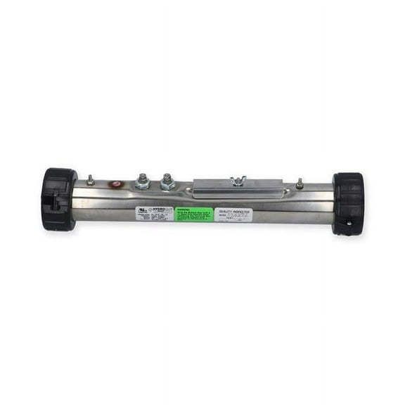 HydroQuip 26-0315-5S-KA 4.0KW 230V Flo-Thru Heater Assembly with Tailpiece - 2 x 15 in.