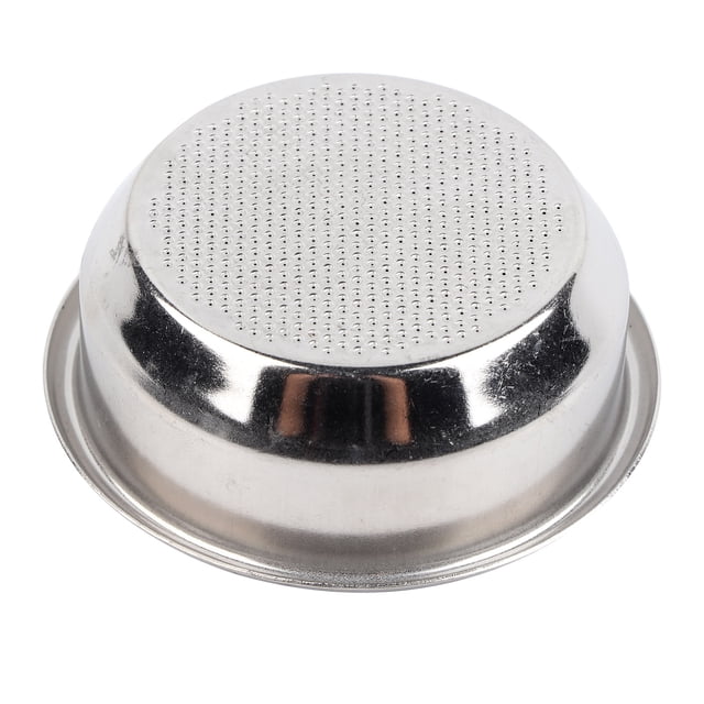 LHCER Stainless Steel Single Layer Double Doses Filter Basket Coffee Machine Professional Accessory,Coffee Filter Basket