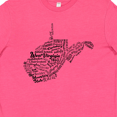 thumbnail image 4 of Inktastic West Virginia State Word Salad Youth T-Shirt, 4 of 5