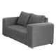thumbnail image 4 of Sala 3-2 TRINITY Taos 2 piezas ( Sofá, Love Seat ) Gris Chels, 4 of 8