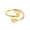 Gold Y, variant on To My Granddaughter Initial Heart Ring 26 Letter Heart Ring Fashion Jewelry Accessories for Women, One Size, Gold Y