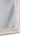 thumbnail image 4 of Sintosin Vintage Wall Mirror, Distressed White Rustic Arched Design, 24" x 36", Ornate Baroque Bathroom Antique Mirror, 4 of 9