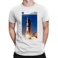 thumbnail image 2 of Officially Licensed Nasa Saturn V Rocket Launch Men's T-shirt, 2 of 3