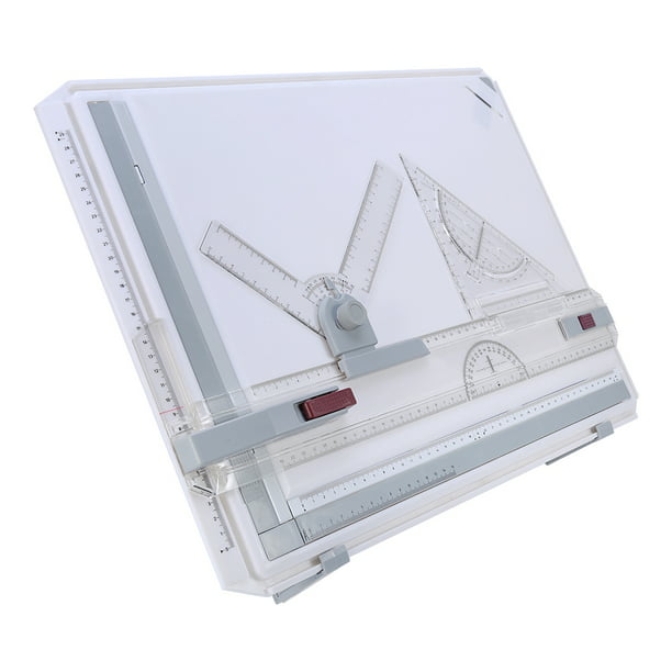 FAGINEY Pro A3 Drawing Board Table With Clear Rule Parallel Motion and ...