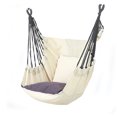 thumbnail image 1 of Hamaca Silla Colgante para Exteriores e Interiores de Algodon con cojin ilios innova Blanco, 1 of 2