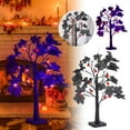 thumbnail image 2 of Halloween Decorations LED Light Up Tree With Pumpkin Design For Indoor Party Event Themed Holiday, 2 of 5