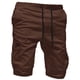 thumbnail image 4 of Pantalones deportivos largos para hombre, de color puro, informales, holgados, con cordón, de algodón, 4 of 5