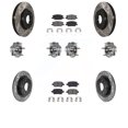 thumbnail image 1 of Transit Auto Front Rear Hub Bearings Assembly Coated Disc Brake Rotors and Semi-Metallic Pads Kit (10Pc) for Car 2017-2019 Buick LaCrosse AWD with 16" Factory Wheels - Left Right Side KBB-123764, 1 of 2