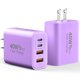thumbnail image 1 of Cargador de pared USB C, adaptador de corriente PD de 40 W y 4 puertos, blanco, 1 of 7
