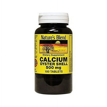 Nature's Blend Oyster Shell Calcium 500 mg 100 Tabs