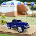 thumbnail image 4 of Bluetooth Speaker 1953 Hot Rod Pickup Truck Replica FM Radio LED AUX USB Rechargeable Audio Blue, 4 of 10