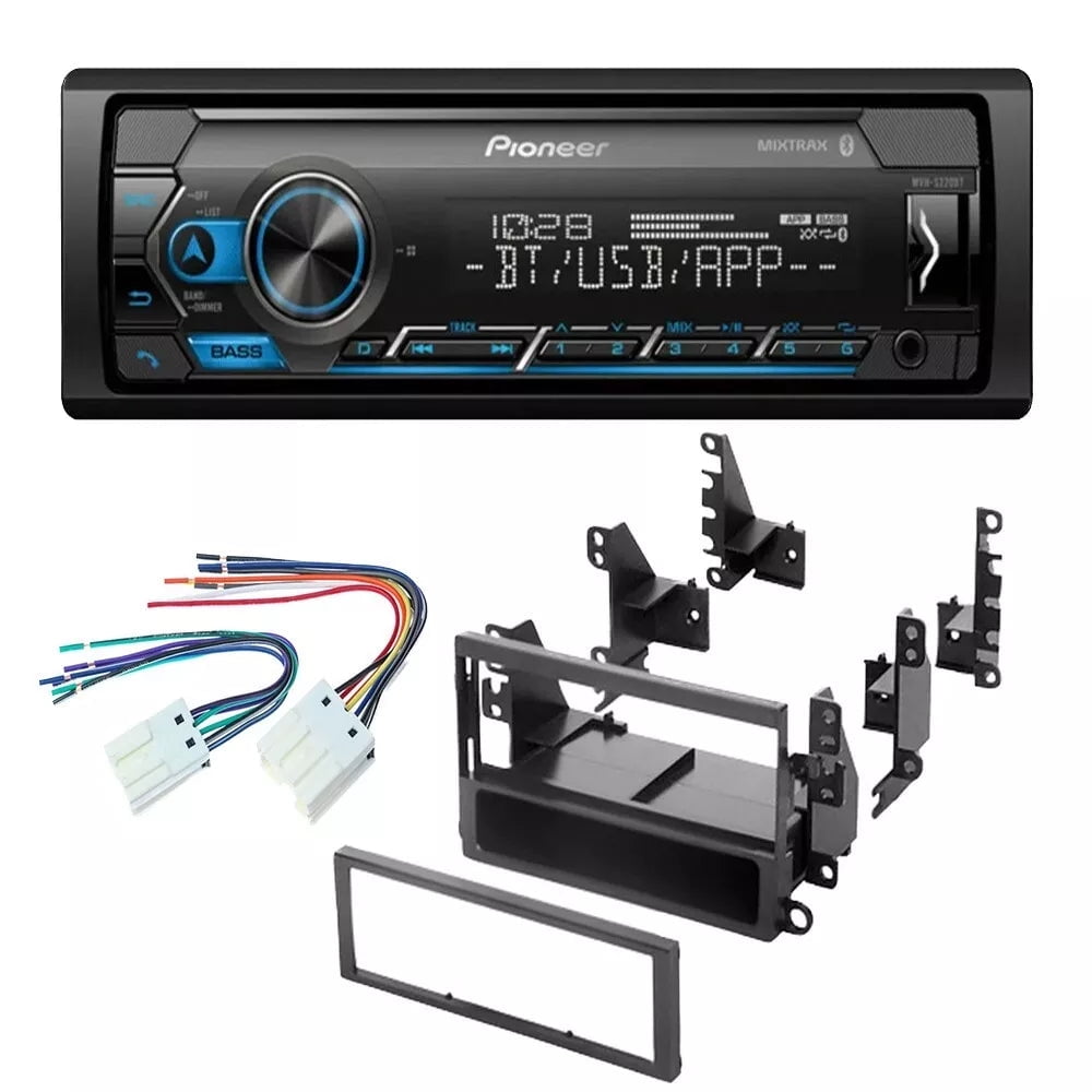 Pioneer FH-S500BT Double Din Radio Install Kit with CD Player