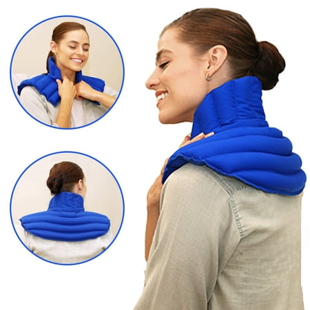 My Heating Pad Microwavable Neck and Shoulder Heating Pad Plus (Blue Plus)