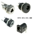 thumbnail image 3 of 5Pcs Dc Power Connector Socket Female Panel Mount Dc5.5*2.1mm, 3 of 3