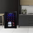 thumbnail image 3 of Hamilton Beach 22 Bottle Wine Fridge, 2.6 Cu. ft. Wine Refrigerator with Glass Door and Touch Controls, Black, 3 of 9