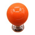 thumbnail image 1 of Perilla de puerta de cerámica con forma de cereza, tirador para cajón, armario, muebles (naranja), 1 of 2