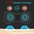 thumbnail image 4 of Portable EMS Mini Electric Neck Back Massager Cervical Massage Patch Stimulator, 4 of 9
