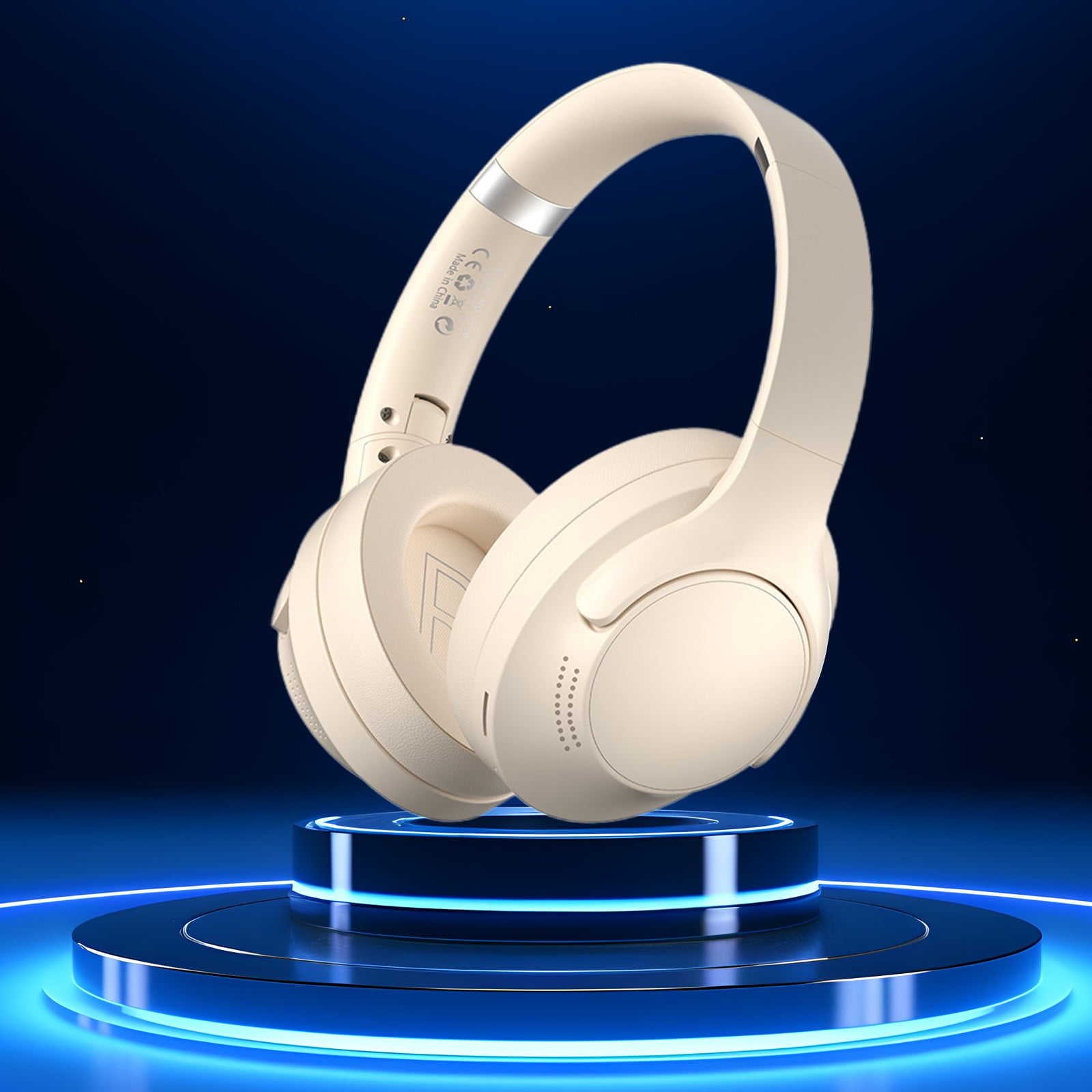 Bluetooth Earbuds Headset – Bluetooth 5.3 Headworn Wireless Earphones For Noise Reduction And Call Foldable And Scalable For Comfortable Wearing Of Bluetooth Earphones
