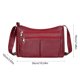 thumbnail image 3 of Bolso bandolera con cremallera | Bolso bandolera pequeño de piel sintética con correa ancha | Múltiples bolsillos con cremallera | Cartera ligera para teléfono, ideal para viajes, compras y citas., 3 of 6