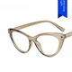 thumbnail image 5 of Las gafas con montura de mariposa con protección contra la luz azul se pueden equipar con lentes planas para miopía, 5 of 5