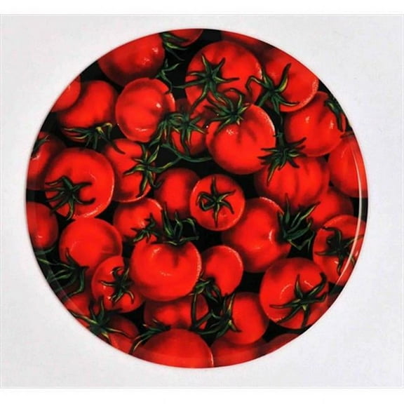 Andreas JO-216 Tomato Round Silicone Mat Jar Opener - Pack of 3 trivets