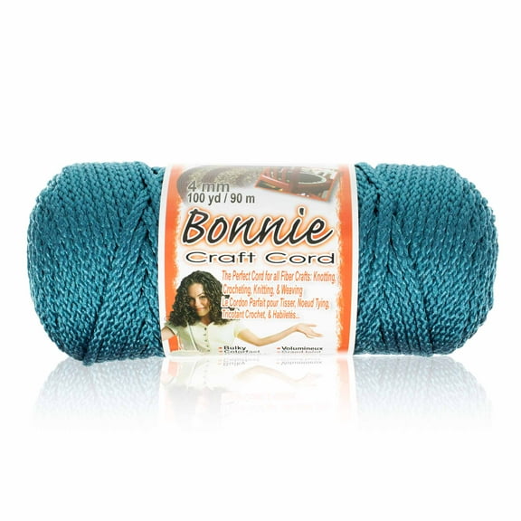 Craft County Bonnie Macrame Cord - 4mm - 100 yd Lengths - Various Colors
