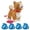 B, variant on Soft Plush Electric Cats Toy with Touch Sensing Voice Mimics For Safe Play And Interactive Learning For Kids Toddler Fun