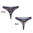 thumbnail image 3 of Fotbe Fire Truck 1 Tanga Sin Costuras para Mujer con Estampado – Panties Invisibles, Transpirables y Cómodos para Uso Diario-4X-Large, 3 of 6