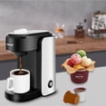 thumbnail image 4 of CHULUX Cafetera Monodosis, 1000 Watts Cafetera de Acero Inoxidable de una Taza para Cápsulas y Café Molido con Tanque de Agua Graduado, Operación con Un Botón, 4 of 5