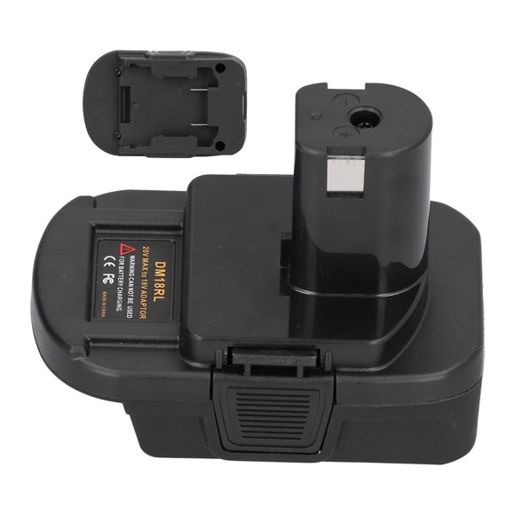 M Buder Adaptador Convertidor de Batería DM18RL para Baterías de Litio de 20V Compatible con Herramientas Eléctricas Ryobi 18V Modelos DCB200 DCB203 DCB205 M18 Accesorio Ligero