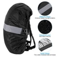 thumbnail image 3 of Unique Bargains 15-25L Waterproof Backpack Rain Cover with Reflective Strap XS Black, 3 of 6