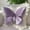 Purple, variant on Butterfly Cushion Plush Toy Ins Pillow Waist Home Car Birthday Gifts Bedroom Living Room