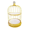 thumbnail image 3 of DOMELAY Bird Cage Cake Dessert Stand Metal Holder for Table Centerpiece Wedding Home double layer, 3 of 9
