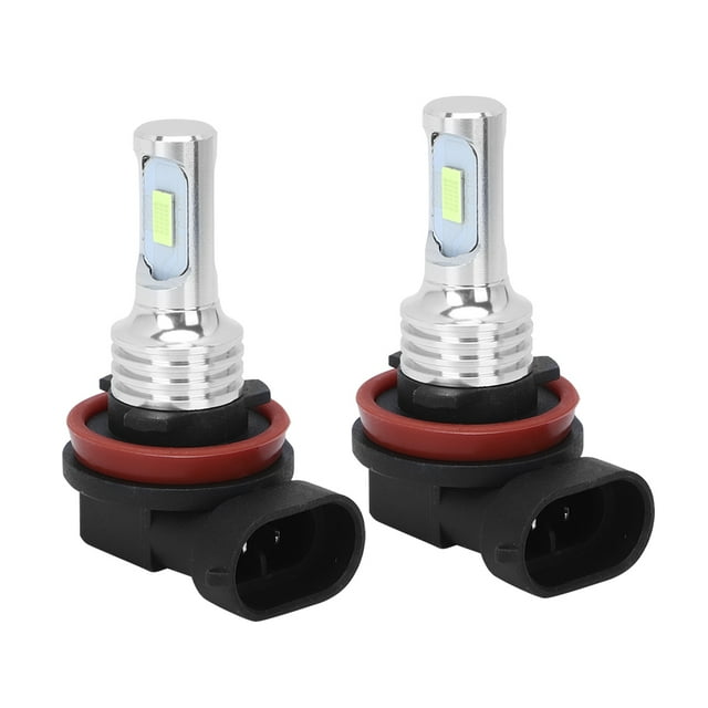 Fog Light Bulb, Brake Light Energy Saving Universal High Brightness Aluminum Shell 2pcs LED 12-24V Ice Blue For Car Accessory