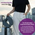 Cabeau Evolution S3 Memory Foam Travel Neck Pillow with Seat Strap, One ...