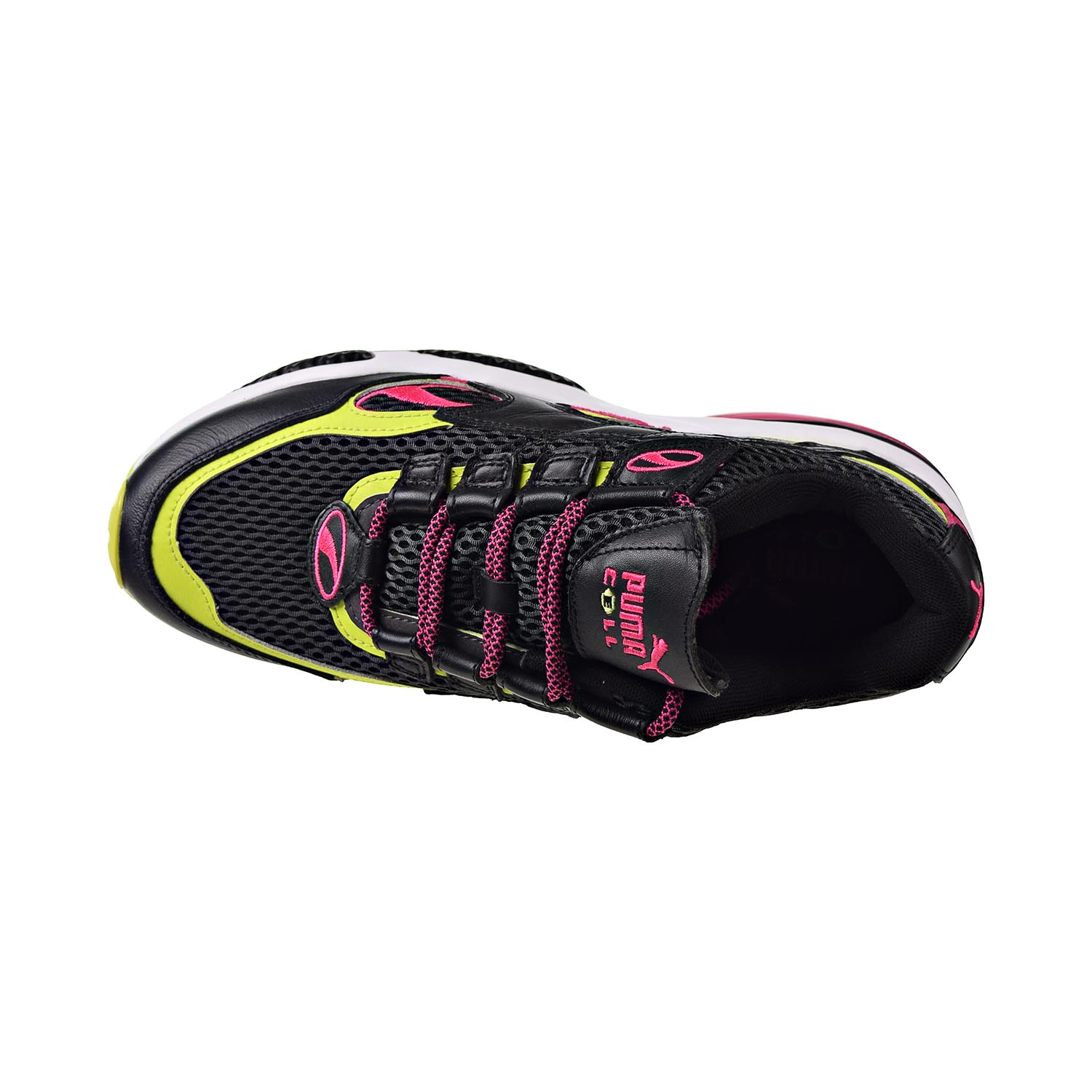 Puma Cell Venom 370417-01 Men Black/Pink/Lime Punch Athletic Running Shoes C1385 (10) - image 5 of 6