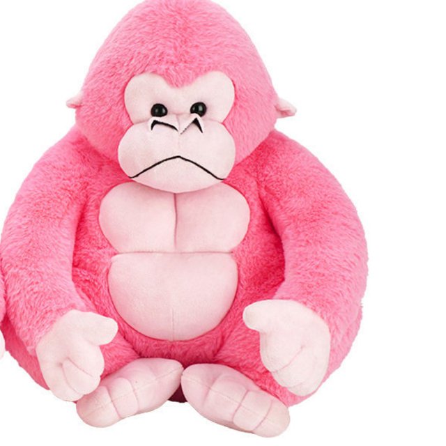25/35/42CM Lindo Orangután de Dibujos Animados Juguete de Peluche Suave Cojín de Animal Lindo Gorila de Peluche Almohada Divertidos Regalos de Cumpleaños