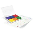 Melissa & Doug Kids Colored Stamp Set with 6 Washable Inks Rainbow