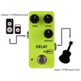 thumbnail image 4 of ZORY Guitar Analog Delay Effects Pedal TIME/LEVEL/REPEAT Versatile Controls DC 9V 6.35mm Input/Output Interface Aluminum Alloy Electric Guitar Analog Delay Effector with True Bypass, 4 of 9