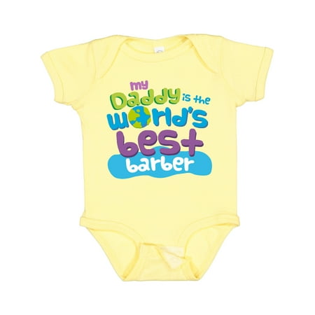 

Inktastic World’s Best Barber Daddy Gift Baby Boy or Baby Girl Bodysuit