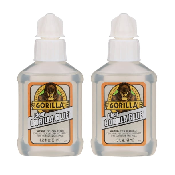 Botella transparente Glue Gorilla de 50 ml (paquete de 2) multiusos