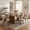 Gray, variant on Modern Kitchen Chair Set of 4, Upholstered Faux Leather Dining Chairs with Curved Back, Easy Assembly for Dining Room Restaurant Cafe, Gray