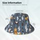 thumbnail image 3 of Fotbe Llama and Cactus Sombrero Tipo Pescador con Estampado – Sombrero de Sol de Algodón de Moda para Playa, Golf, Pesca, 3 of 6
