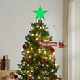 thumbnail image 4 of Mr. Christmas Christmas Tree Topper Animated Grinch Sleigh with Banner, 4 of 6