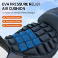 Dolpphoneven Motorcycle Comfort Gel Seat Cushion PillowPad Cover