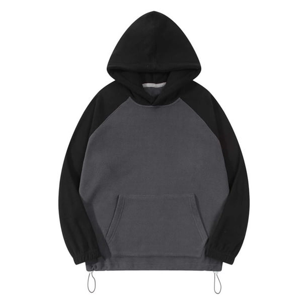 Sudadera con capucha para hombre, sudadera con capucha de manga larga con bloques de color, sudadera con capucha, camisa deportiva, blusa para hombre