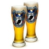 Pilsner Veterans Gifts for Men or Women â€“ American Soldier Beer Glassware â€“ POW True Heroes Patriotic Barware Glass - Set of 24 (23 Oz)