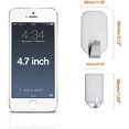 thumbnail image 3 of LAICAIW Adhesive Hooks Wall Hooks Hanger Waterproof Stainless Steel Hooks for Hanging Kitchen Bathroom Lavatory Closets, Waterproof and Rustproof-10 Packs, 3 of 7