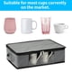 thumbnail image 4 of Contenedores de almacenamiento de China con divisor Tela Oxford Dos manijas Cáscara dura Vidrios transparentes Copas para taza de té Taza de café mayimx Almacenamiento de tazas, 4 of 9